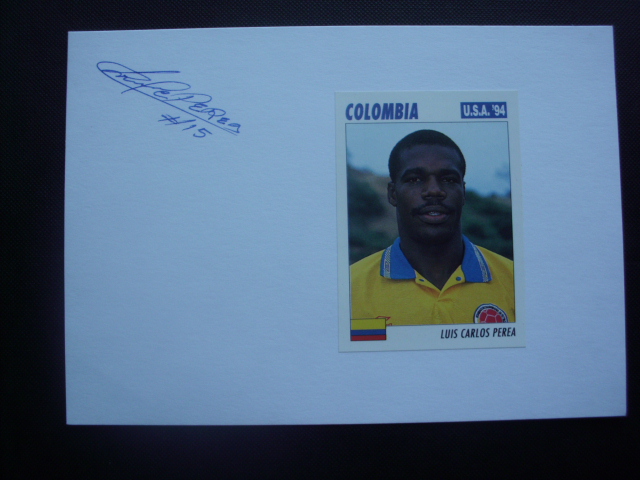 PEREA Luis Carlos / WM 1990,1994 & Copa America 1987,1989,1991,1