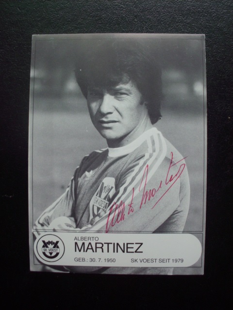 MARTINEZ Alberto / VOEST Linz 1979/80 - verst. 2009
