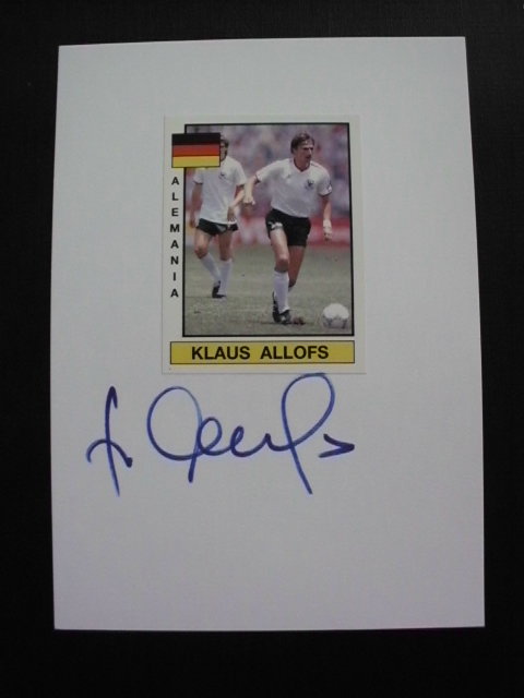 ALLOFS Klaus / Europameister 1980 & EM 1984 & WM 1986