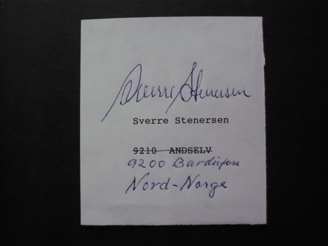 STENERSEN Sverre - N / Nord.Komb. Olympiasieger 1956 / gest. 200