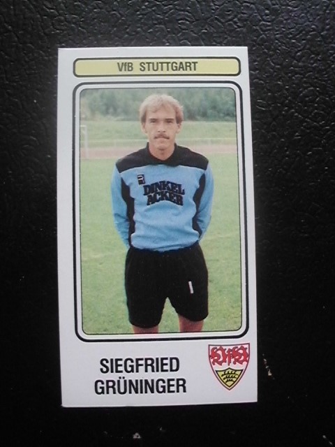 GRÜNINGER Siegfried - VfB Stuttgart # 378