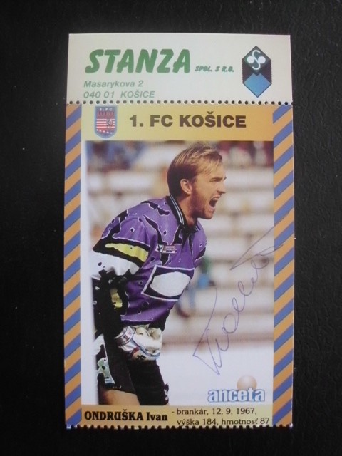 ONDRUSKA Ivan / 1.FC Kosice 1994/95