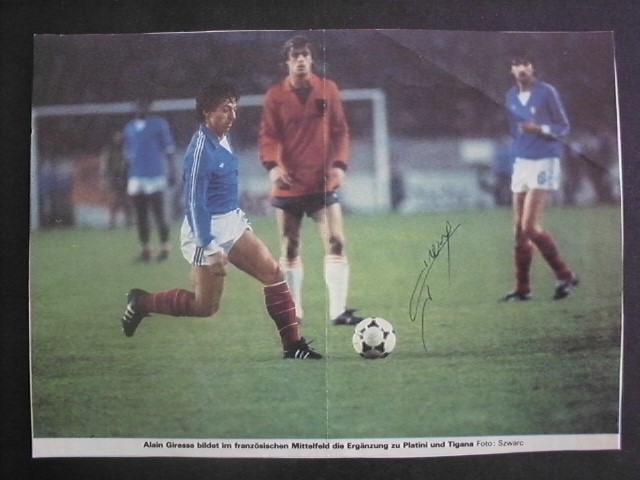GIRESSE Alain / Europameister 1984 & WM 1982,1986
