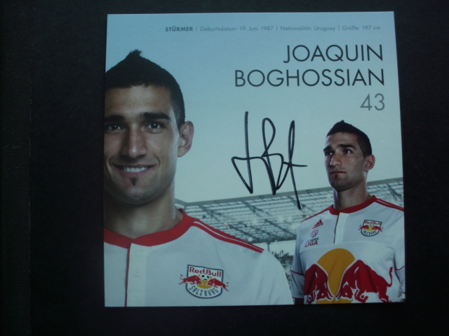 BOGHOSSIAN Joaquin / RB Salzburg 2010-2013 & Uruguay U20