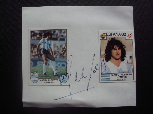 KEMPES Mario / Weltmeister 1978 & WM 1974,1982