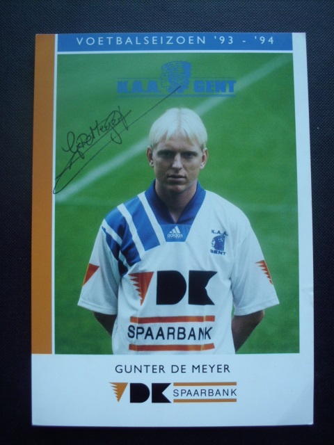 DE MEYER Gunter / KAA Gent 1993/94