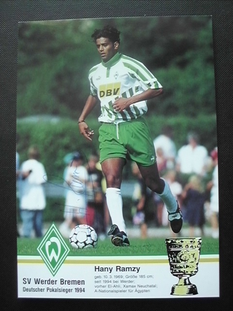 RAMZY Hany / WC 1990 & Africa Cup Winner1998 & Africa Cup 1992,1
