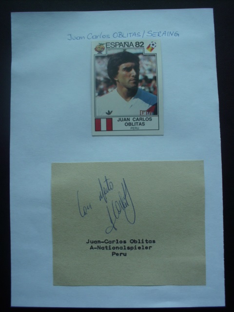 OBLITAS Juan Carlos / WC 1978,1982 & Copa America Winner 1975