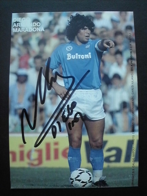 MARADONA Diego / Weltmeister 1986 & Fussballer des Jahrhunderts