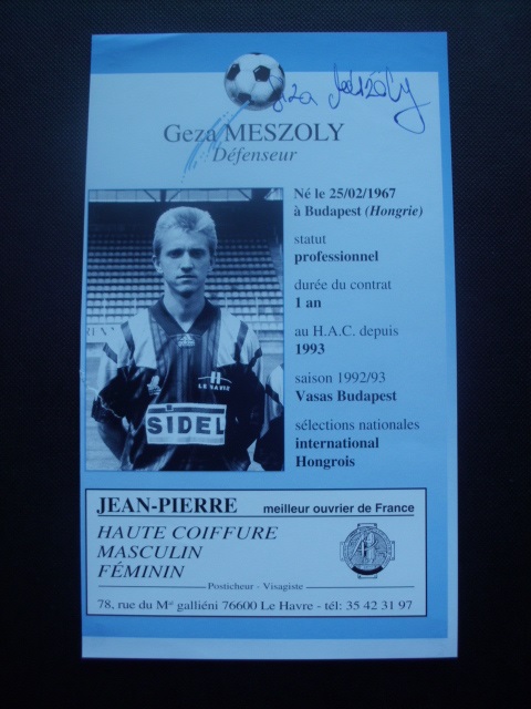 MESZÖLY Geza / 18 caps 1988-1995