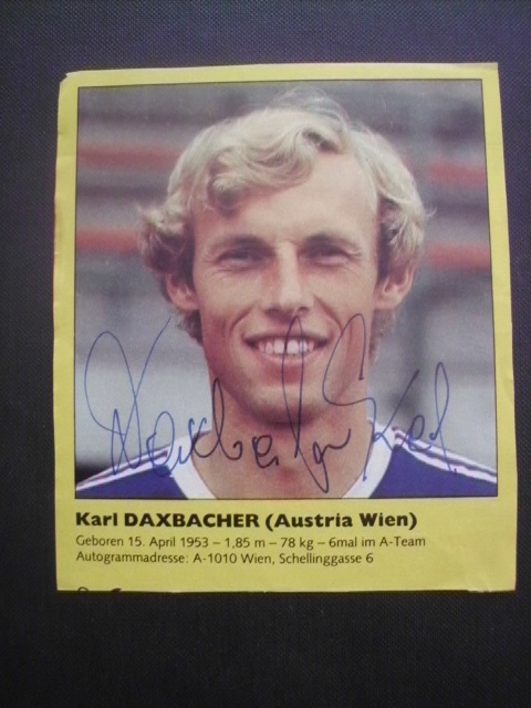 DAXBACHER Karl / 6 caps 1972-1976
