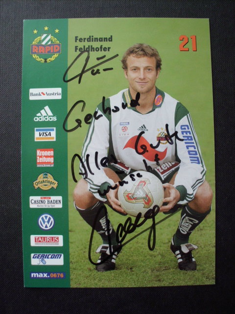 FELDHOFER Ferdinand / Rapid & 13 caps 2002-2007