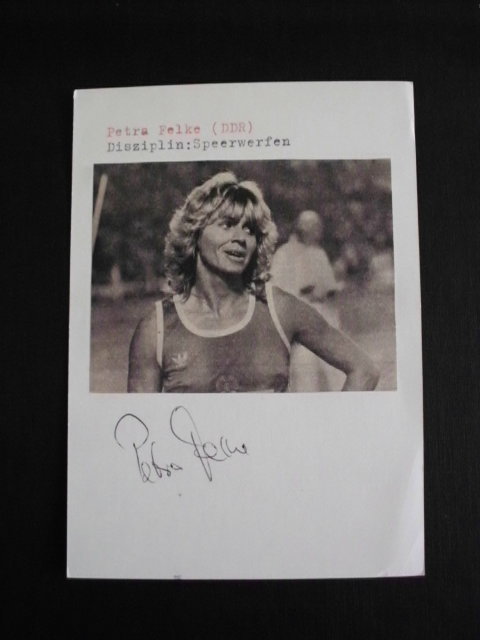 FELKE Petra - DDR / Olympiasiegerin 1988