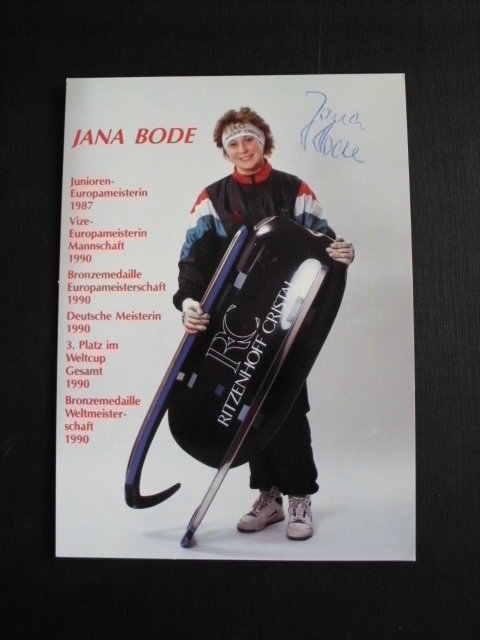 BODE Jana - D / World champion 1996 & Europeanchampion 1996