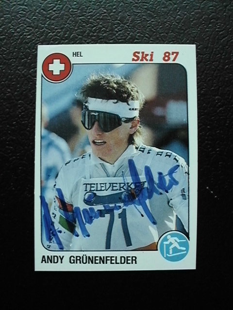 GRÜNENFELDER Andy - CH / 3.OS 1988