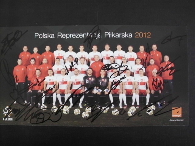 POLEN - EM 2012 - 17 Autogramme