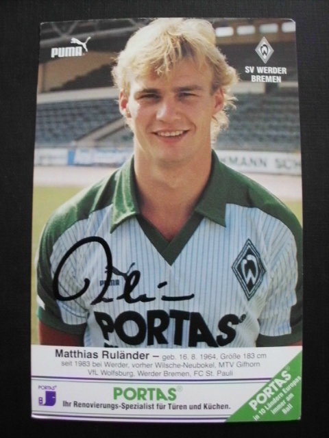 RULAENDER Matthias / Werder Bremen 1987
