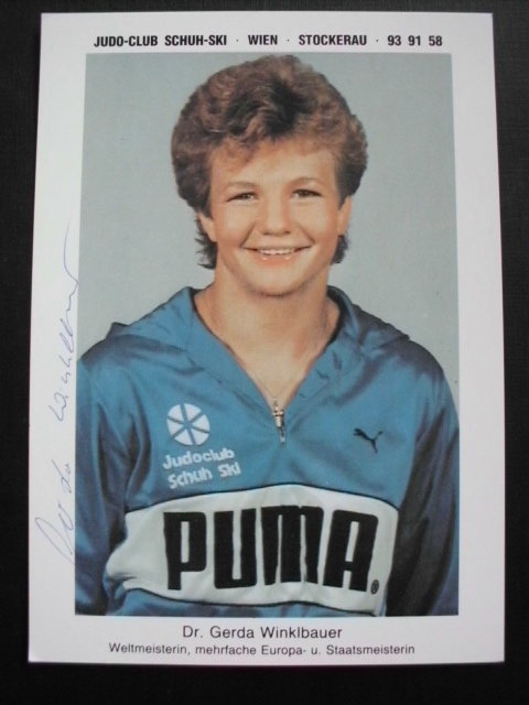WINKLBAUER Gerda Dr. - A / Weltmeisterin 1980 & Europameisterin