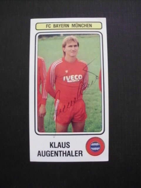 AUGENTHALER Klaus / Bayern Muenchen 83 # 329