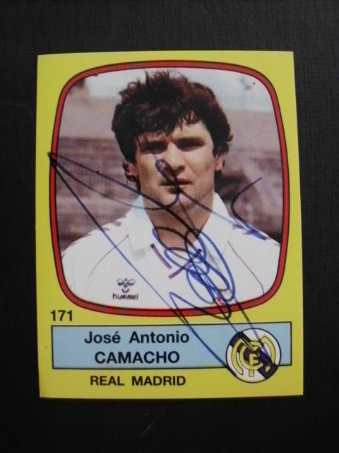 CAMACHO Jose Antonio / Real Madrid 89 # 171