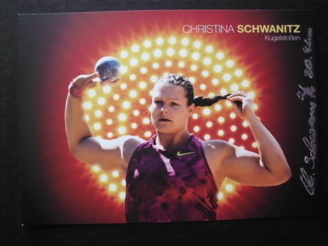 SCHWANITZ Christina - D / Europameisterin 2014 & 2 WM 2013