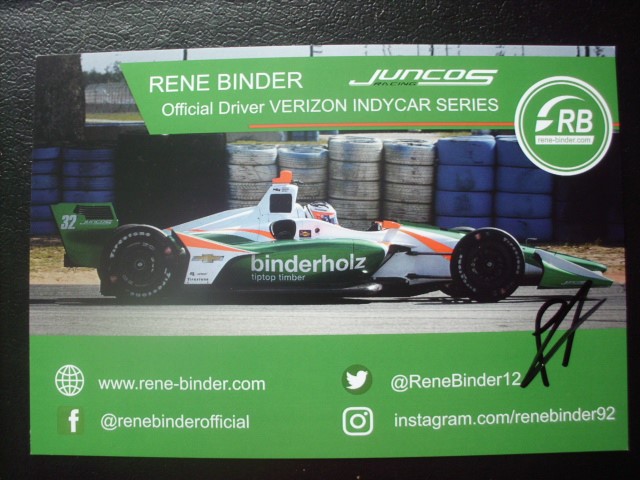 BINDER Rene - A / Indycar 2018