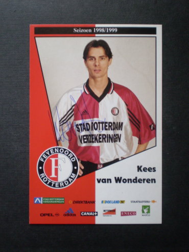 VAN WONDEREN Kees / Feyenoord & 5 Lsp 1998-1999